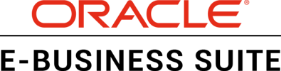 Gezeigt wird das Logo von Oracle E-Business Suite.