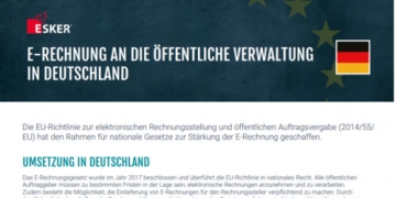 E-Rechnung an die öffentliche Verwaltung in Deutschland