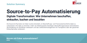 Solution Summary: Source-to-Pay